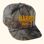 Harris-Walz Embroidered Camo Hat